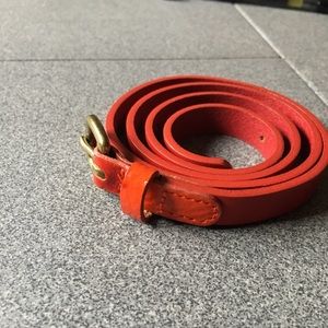 J. Crew Patent Leather Tab Belt